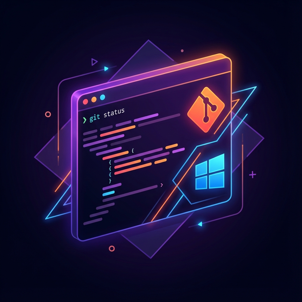 WezTerm text editor with Git Bash running on Windows