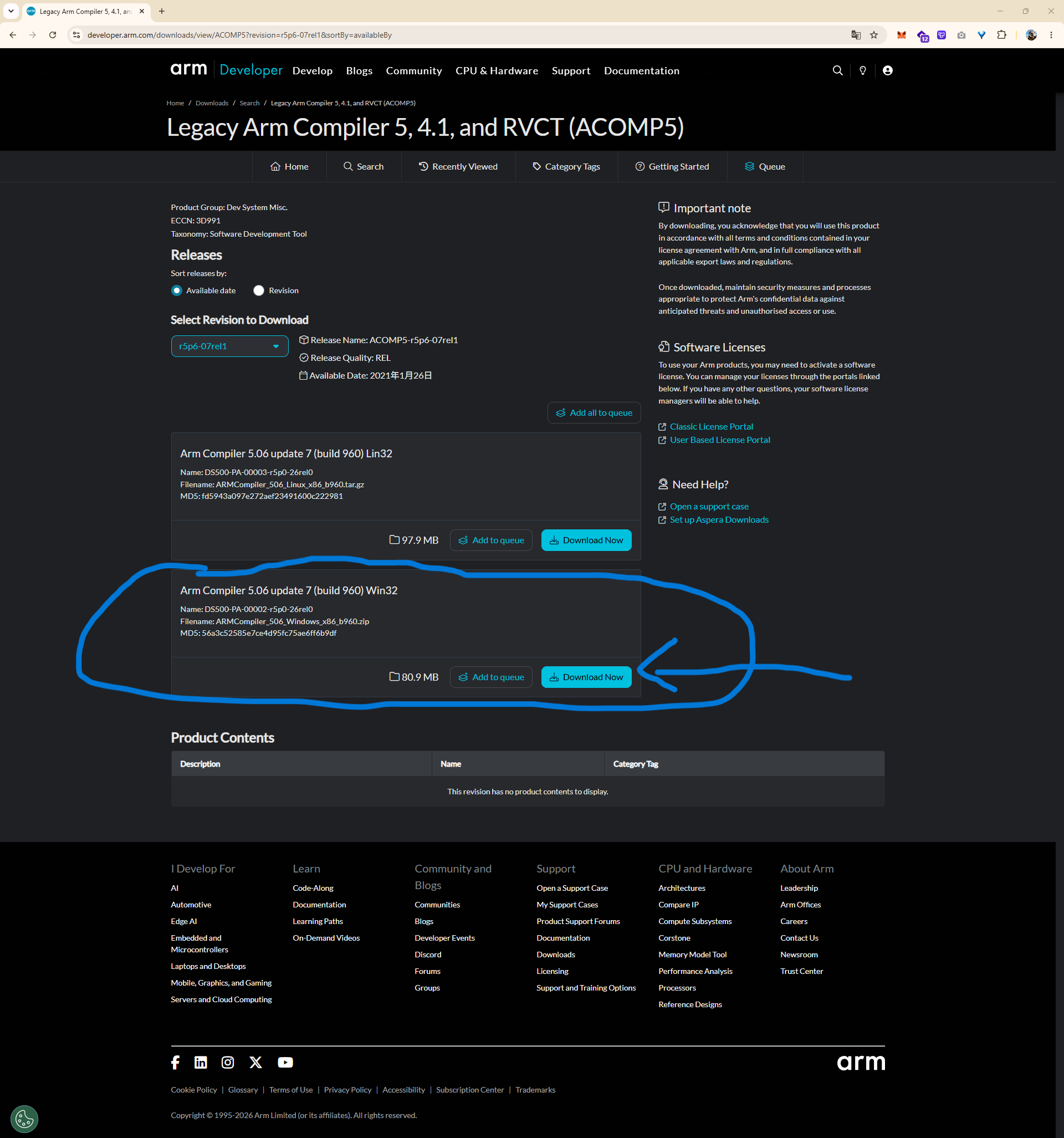 arm-compiler-v5-official-download